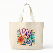 Bolsa Floral do Grande Dia - Natural, Elegante e E