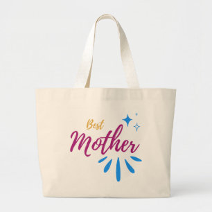 Bolsa Tote Grande Bolsa Grande de Mão Melhor Mãe