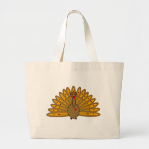 Bolsa Tote Grande Bonita Ação de Graças - Ação de Amizade Turquia
