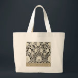 Bolsa Tote Grande Bonito Linen White Lace Antique de Casamento<br><div class="desc">Casamento antigo - Lace branco e casamento de Linen Um tema de casamento vintage bonito é sobre renda branca antiga e linho. Perfeito para a noiva e noiva vintage que é algo especial para o tema do casamento. O design é baseado em imagens antigas de tecido de roupa macia real,...</div>