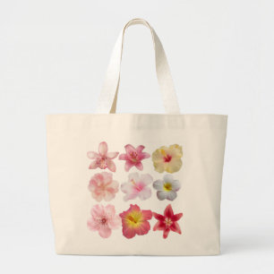 Bolsa Tote Grande Bonitos, de verão e sacos cor-de-rosa