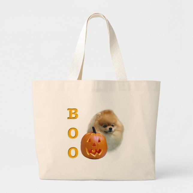 Bolsa Tote Grande Boo Pomerano (Frente)