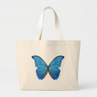Bolsa Tote Grande Borboleta azul de Morpho