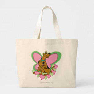 Bolsa Tote Grande Borboleta bonito Scooby-Doo