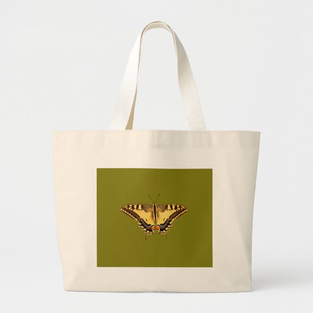 Bolsa Tote Grande Borboleta Dançante (Frente)