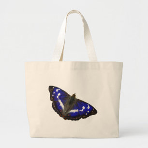 Bolsa Tote Grande Borboleta de imperador roxo