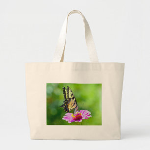 Bolsa Tote Grande Borboleta do Swallowtail de Tigre
