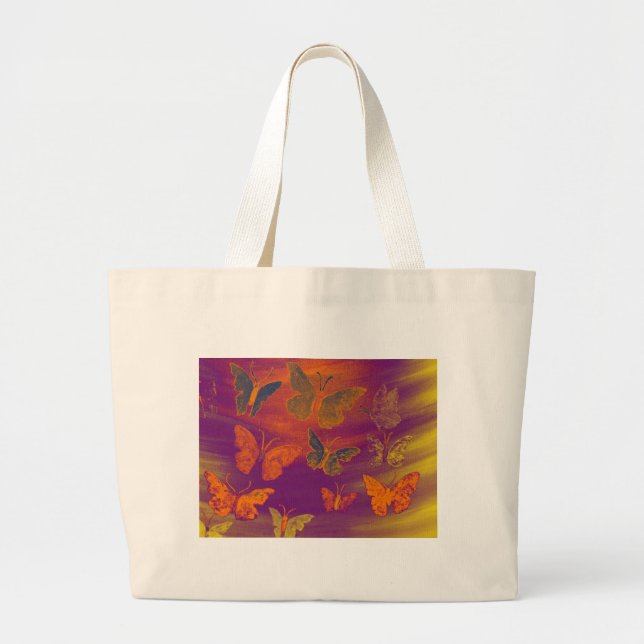 BOLSA TOTE GRANDE BORBOLETAS 2 (Frente)