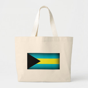 Bolsa Tote Grande Borda Escura da Bandeira
