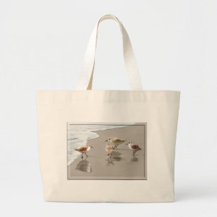 Bolsa Tote Grande Borrelhos na linha costeira