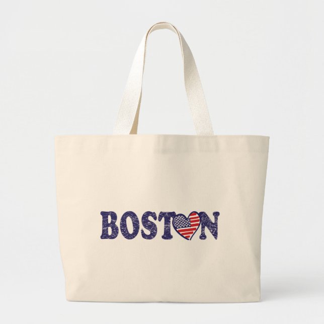 Bolsa Tote Grande Boston Strong (Frente)