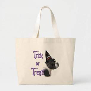 Bolsa Tote Grande Boston Terrier Trick