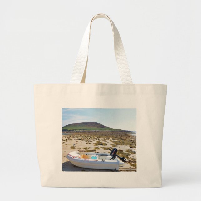 Bolsa Tote Grande Bote na Praia (Frente)