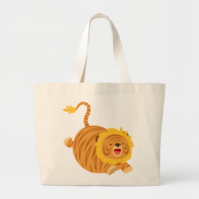 Bolsa Tote Grande Bouncy Liger Bag da Cartoon Gira (Frente)