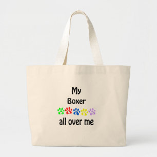 Bolsa Tote Grande Boxer Walks Design
