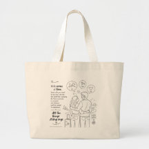 Braços de Amor - Jumbo Tote - Reena Doss