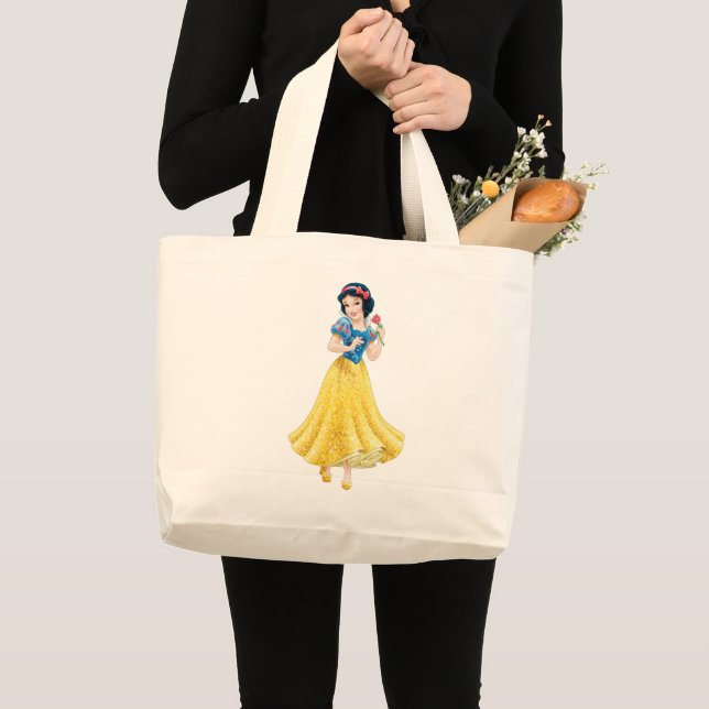 Bolsa Tote Grande Branca de Neve (Frente (produto))