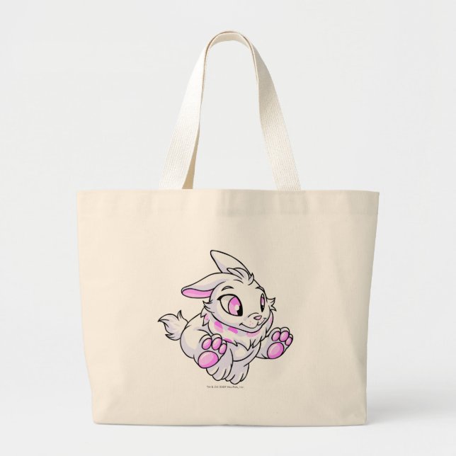 Bolsa Tote Grande Branco de Cybunny (Frente)
