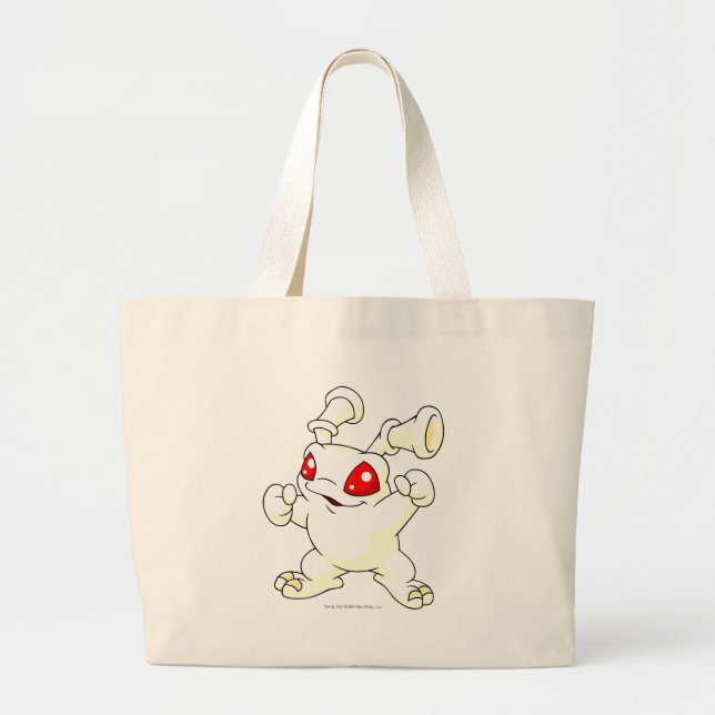 Bolsa Tote Grande Branco de Grundo (Frente)