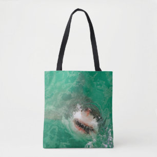 Bolsa Tote Grande branco Shark1