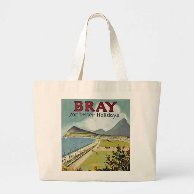 Bolsa Tote Grande Bray ~ para melhores férias (Frente)