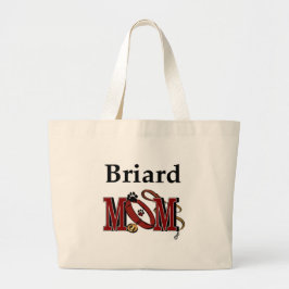 Bolsa Tote Grande Briard Dog MOM