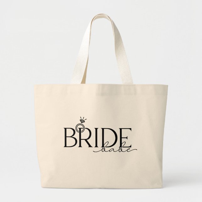 BOLSA TOTE GRANDE BRIDE PARA SER TOTE BAG (Frente)