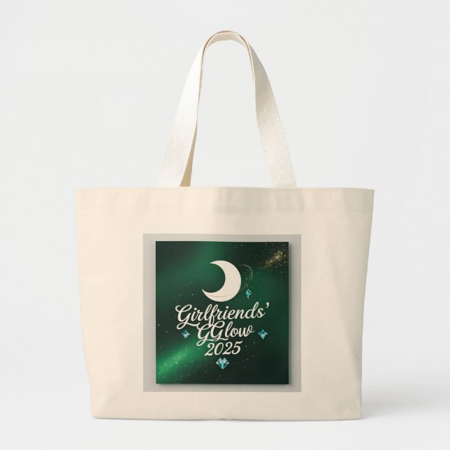 Bolsa Tote Grande Brilho de Cristal (Frente)