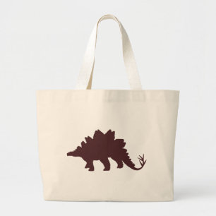 Bolsa Tote Grande Brown Dinosaur