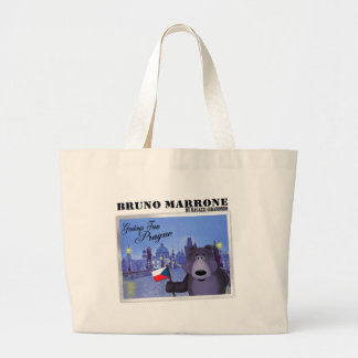 Bolsa Tote Grande Bruno na sacola de Praga