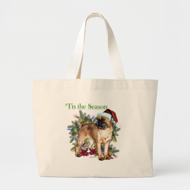 Bolsa Tote Grande Bruxelas Griffon "Tis (Frente)