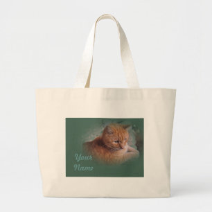 Bolsa Tote Grande Bubba, o Tomcat Orange Tabby