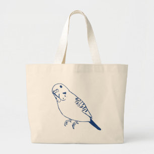 Bolsa Tote Grande Budgerigar