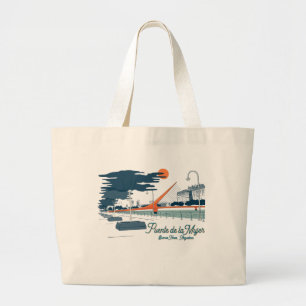 Bolsa Tote Grande Buenos Aires, Argentina Arquitetura viagem cidade