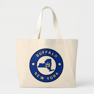 Bolsa Tote Grande Búfalo New York