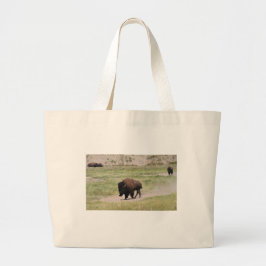 Bolsa Tote Grande Buffalo em movimento, fotografia