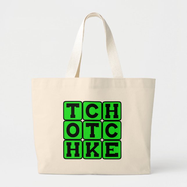 Bolsa Tote Grande Bugiganga, Enfeite Bric-A-Brac (Frente)