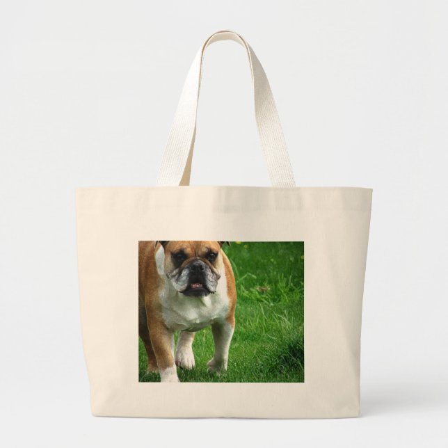 Bolsa Tote Grande Buldogue (Frente)