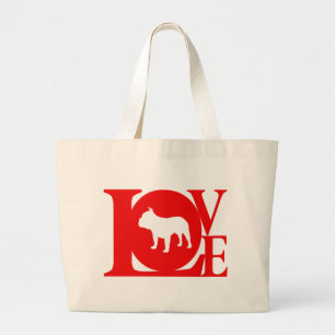Bolsa Tote Grande Buldogue francês