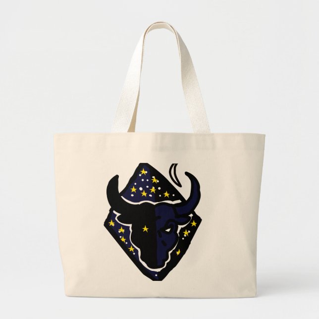 Bolsa Tote Grande Bull Sign Spirit Tote – Steady Zodiac Personality (Frente)