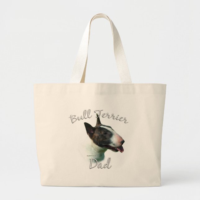 Bolsa Tote Grande Bull Terrier Pai 2 (Frente)