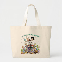 Bolsa Tote Grande Bunny Kisses and Chocolate wishes