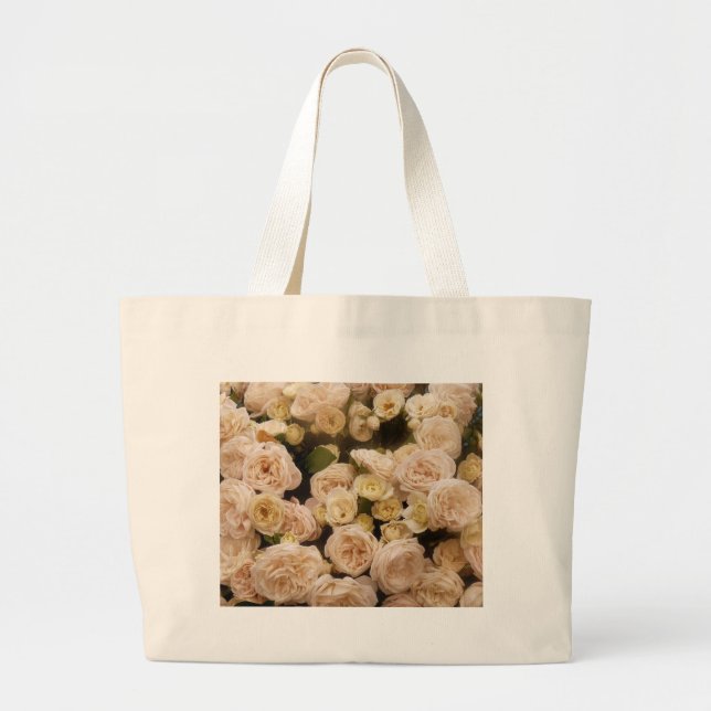 Bolsa Tote Grande Buquê de Rosas (Frente)