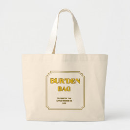 BOLSA TOTE GRANDE BUR'DEN BAG BRIGHT LEMON, NEUTRAL JUMBO TOTE BAG