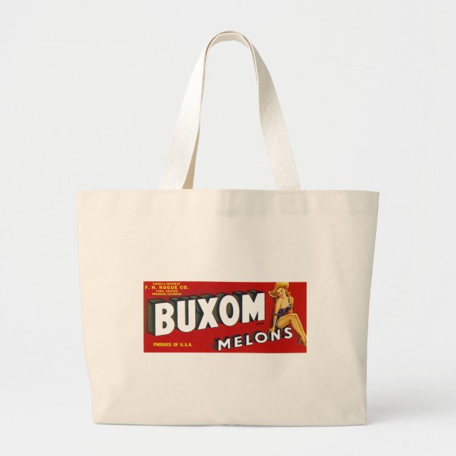 Bolsa Tote Grande Buxom Mellons (Frente)
