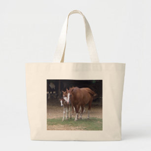 Bolsa Tote Grande CA grande sacola bonita dos cavalos