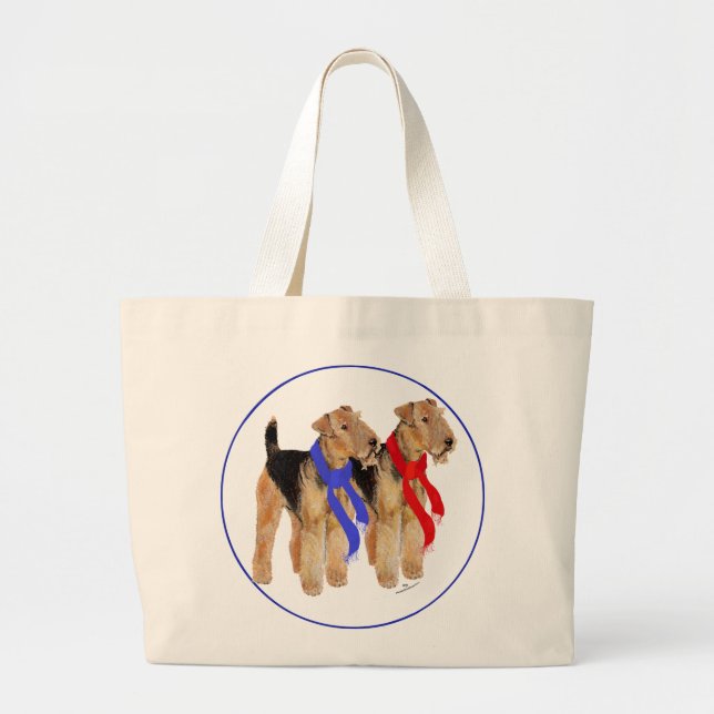 Bolsa Tote Grande Cachecóis Quentes (Frente)