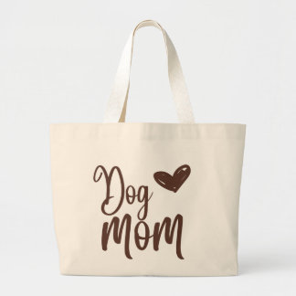 Bolsa Tote Grande Cachorro Castanho Mãe Grande Saco de Tote