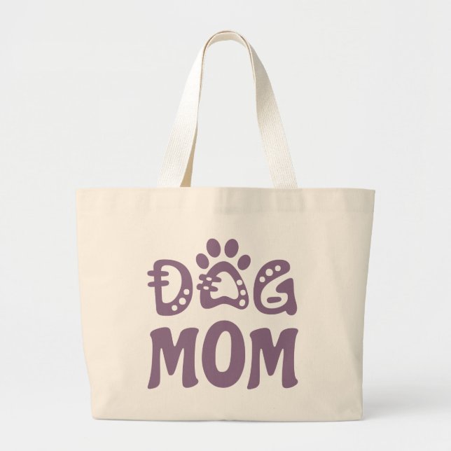 Bolsa Tote Grande Cachorro Mãe (Frente)
