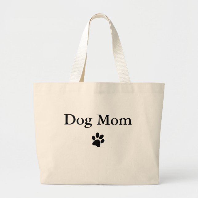 Bolsa Tote Grande Cachorro Mãe Tote Bag (Frente)